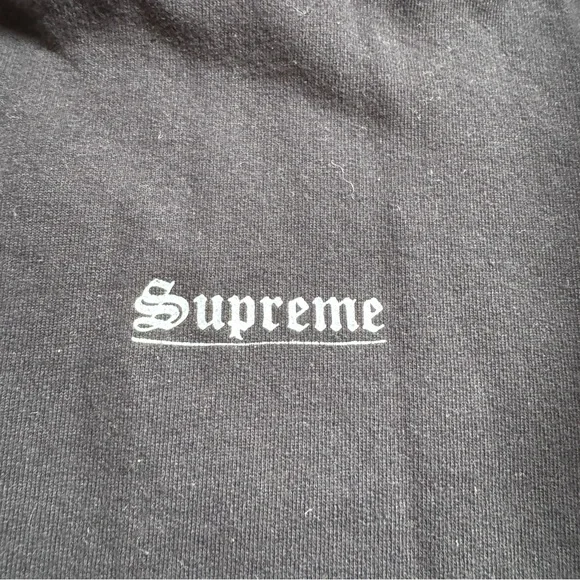 Supreme Charcoal Men's Pullover Hoodie - Picture 2 of 8